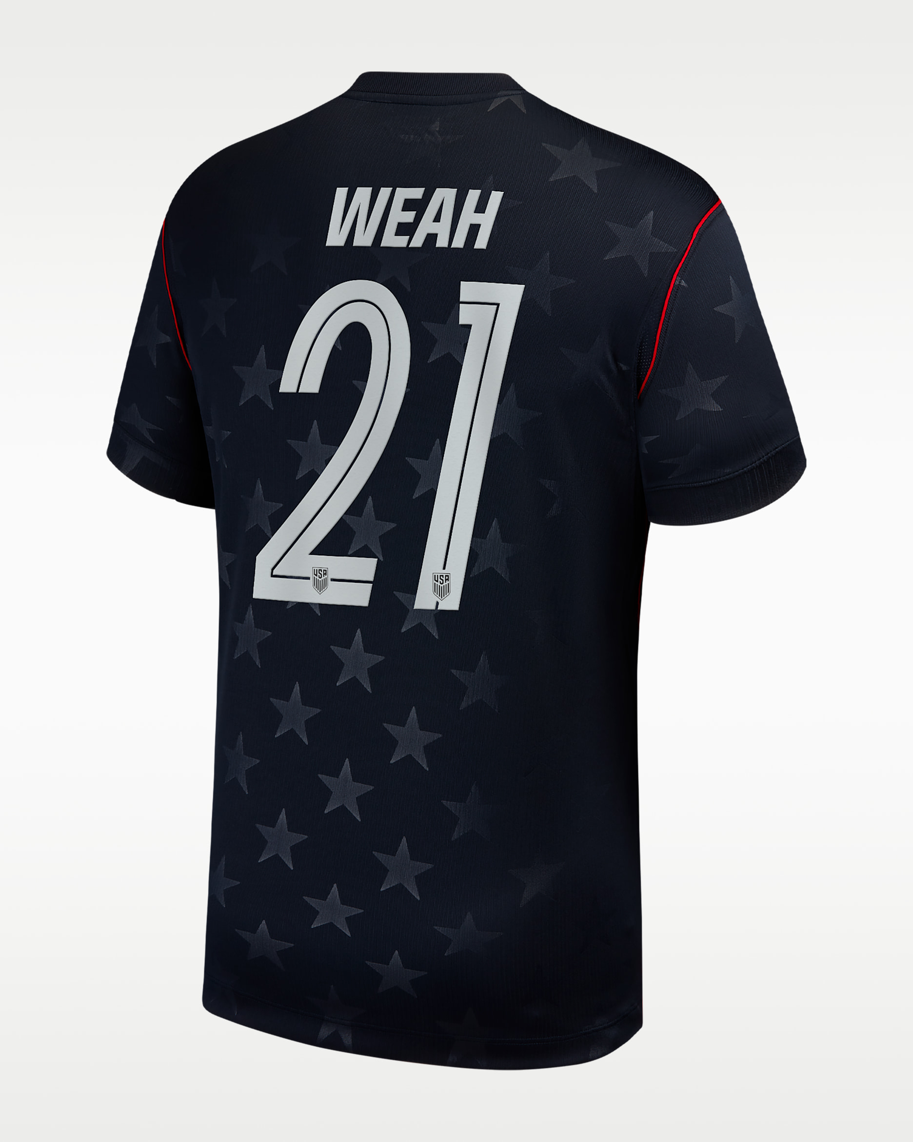Timothy Weah USMNT 2026 Stadium Away Men's Nike Dri-FIT Soccer